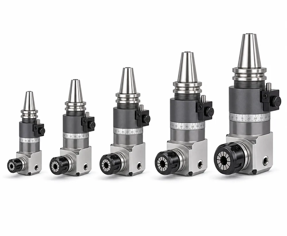 TEBAK AG90-BT50 BT50 Taper Right Angle Head, Heavy Duty Side Milling Head product view
