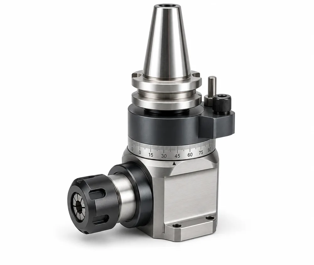 TEBAK AG90-F80 / AG90-F100 FMB Flange Right Angle Milling Head for Face Mill Cutter product view