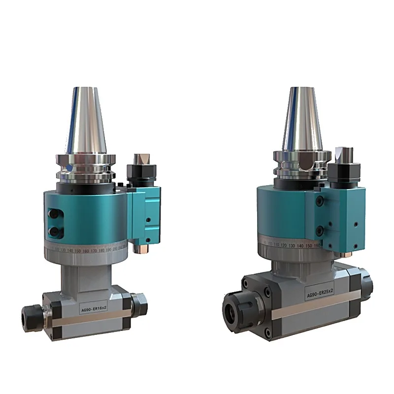 TEBAK AG90-BT40-80 / -160 / -240 BT40 Taper Right Angle Side Milling Head