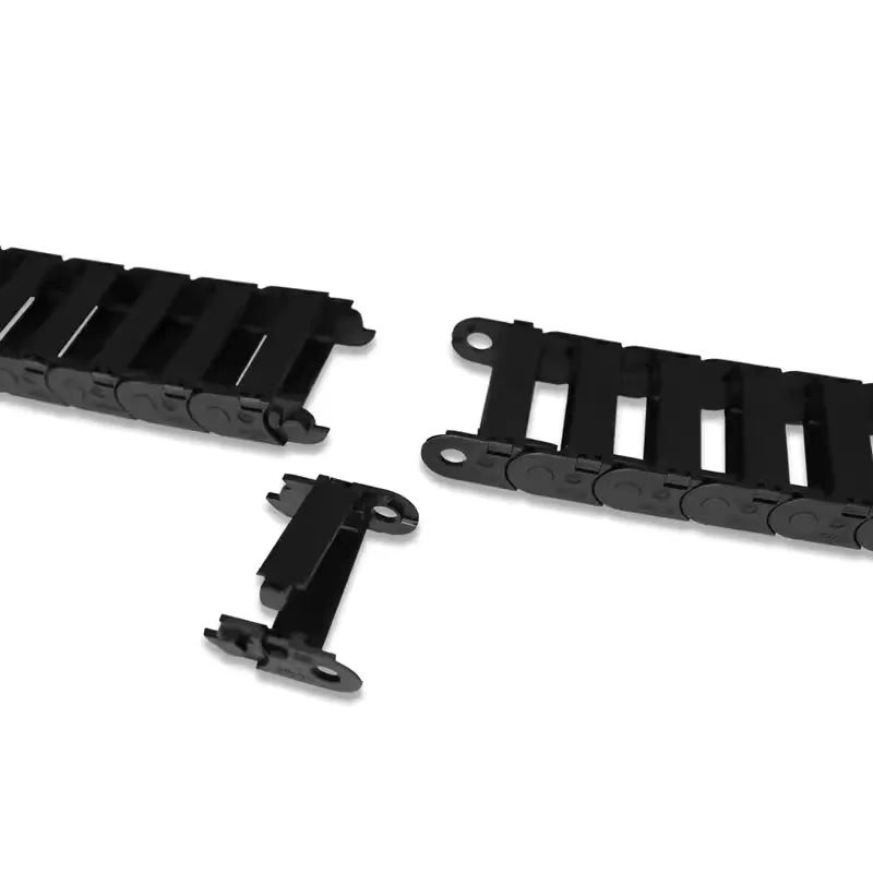 TEBAK Circular Motion S-type PA66 Bridge Drag Chain Bidirectional Bending Rotating tank Chain