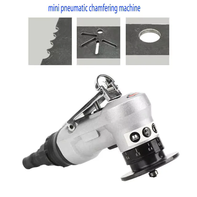 TEBAK TR02 Mini Pneumatic Chamfering & Polishing Machine Bearing Core Components Energy Saving 30000rpm Metal Edge Finishing view 4