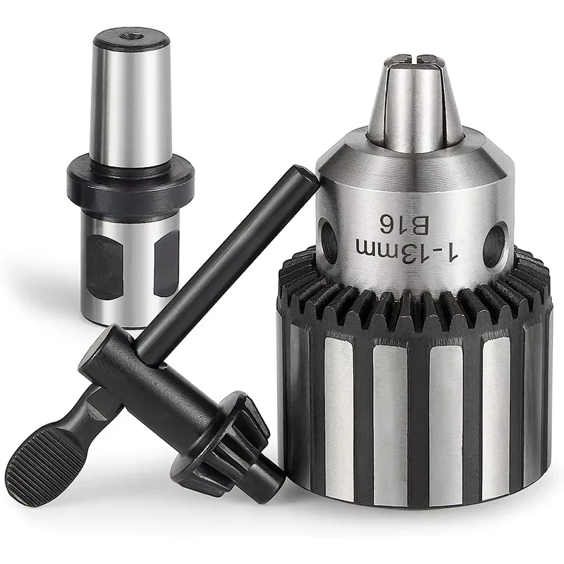 TEBAK High Quality Professional Universal Stainless Steel Drill Chuck 1.5mm-10mm B12 Key Type Drill Chuck view 4