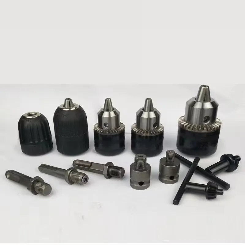 TEBAK High Quality Professional Universal Stainless Steel Drill Chuck 1.5mm-10mm B12 Key Type Drill Chuck view 6