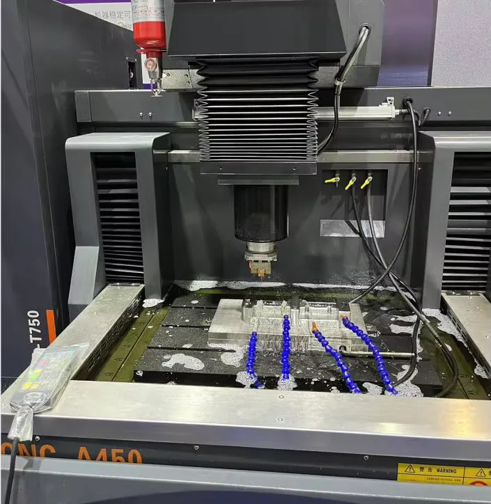TEBAK Accuracy 0.002mm CNC Machining Steel ITS Pneumatic Chuck with Base Plate HE-C06416 view 6