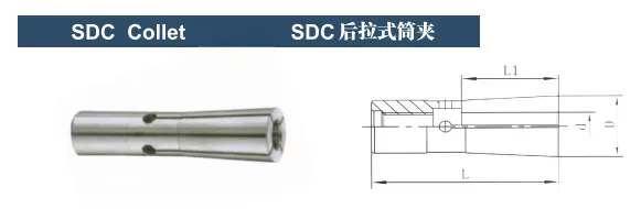 TEBAK High Precision SDC Slim Collet SDC06 08 12 Collet for Cnc Milling Machine Tools Accessories view 6