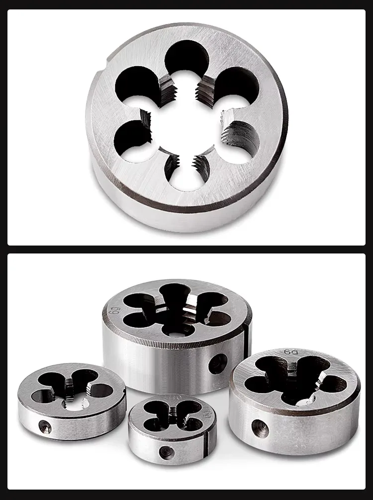 TEBAK SONGQI Alloy Steel Tap Circular Round Dies Manual Tap Screw Thread Tapping Tool view 4