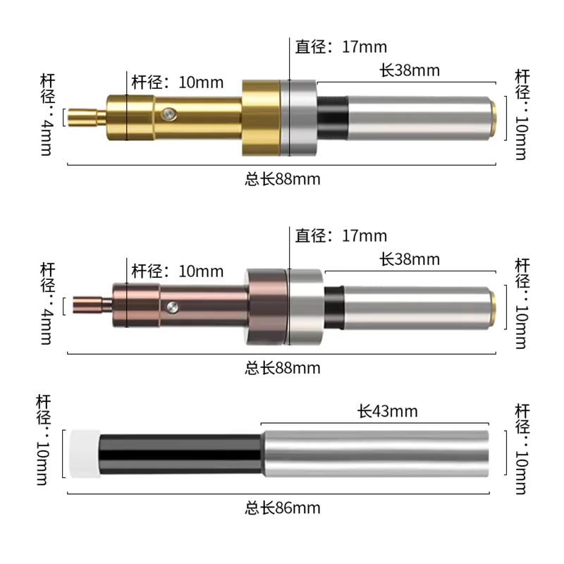 TEBAK Wholesale Non-magnetic Edge Finder for Milling Lathe Machine Touch Point Sensor No Magnetic Split Bar view 4