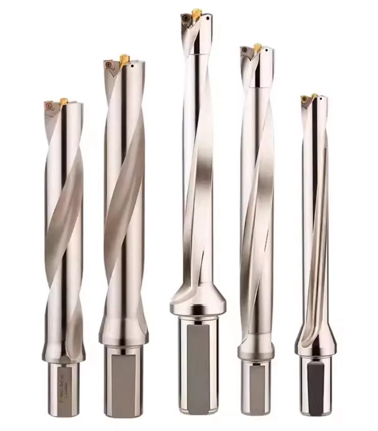 TEBAK Extended Deep Hole U-drill With Centering Drill Lathe Using CNC 6/8/10D view 5