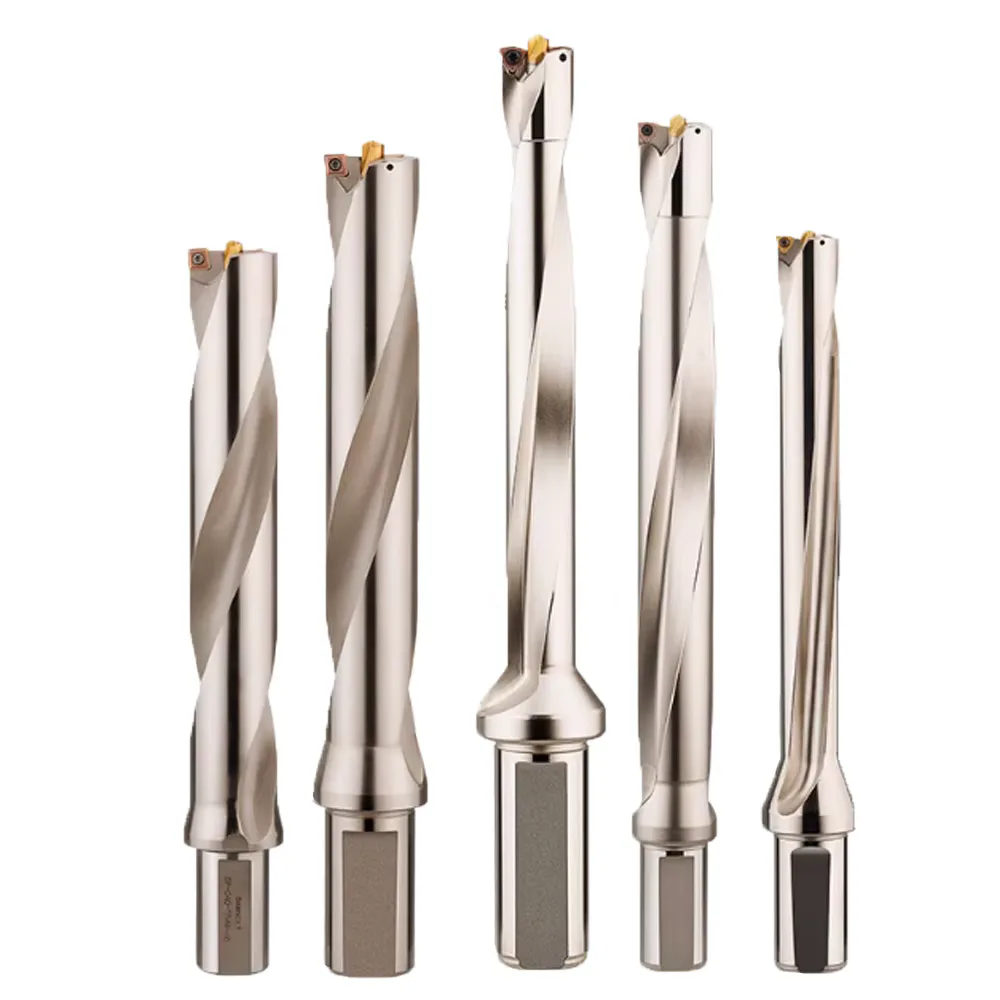 TEBAK Extended Deep Hole U-drill With Centering Drill Lathe Using CNC 6/8/10D view 6