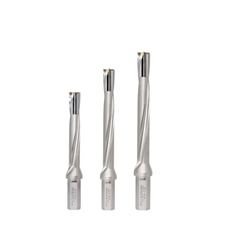 TEBAK Coolant Deep Hole SP/WC U Drill Indexable 6D/8D/10D High Quality with Center Drill