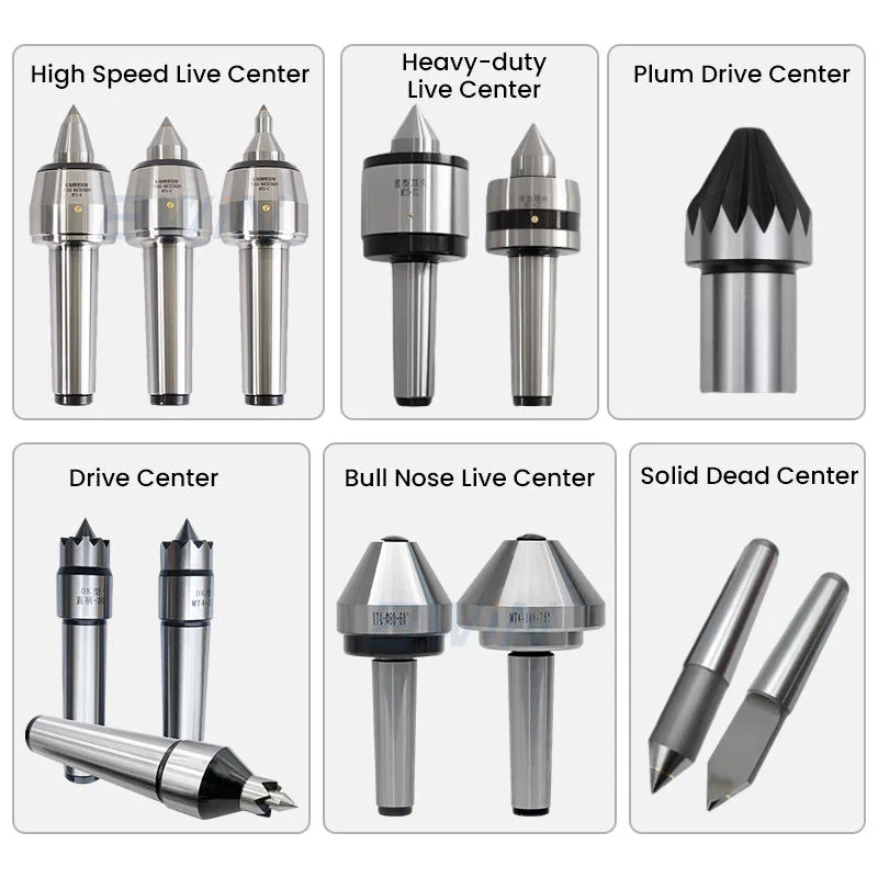 TEBAK Custom Heavy Duty High Precision CNC Lathe Machine Spare Parts MT2 MT3 MT4 MT5 MT6 Bull Nose Live Center view 6