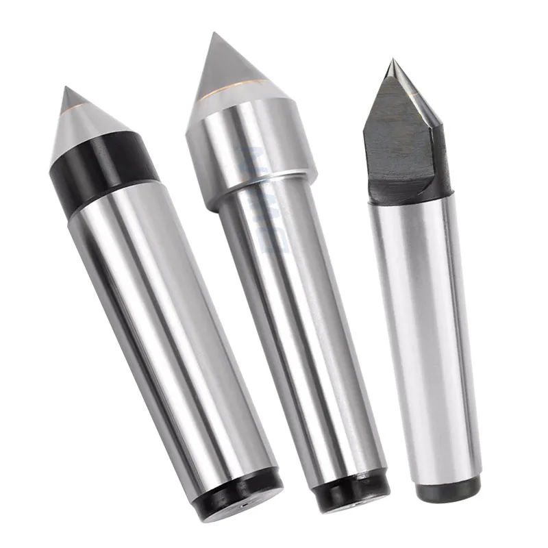 TEBAK Fixed Center Morse MT2 MT3 MT4 MT5 MT6 Carbide Tipped Inverted Cone Type Dead Centre Lathe Half Notched Center for CNC