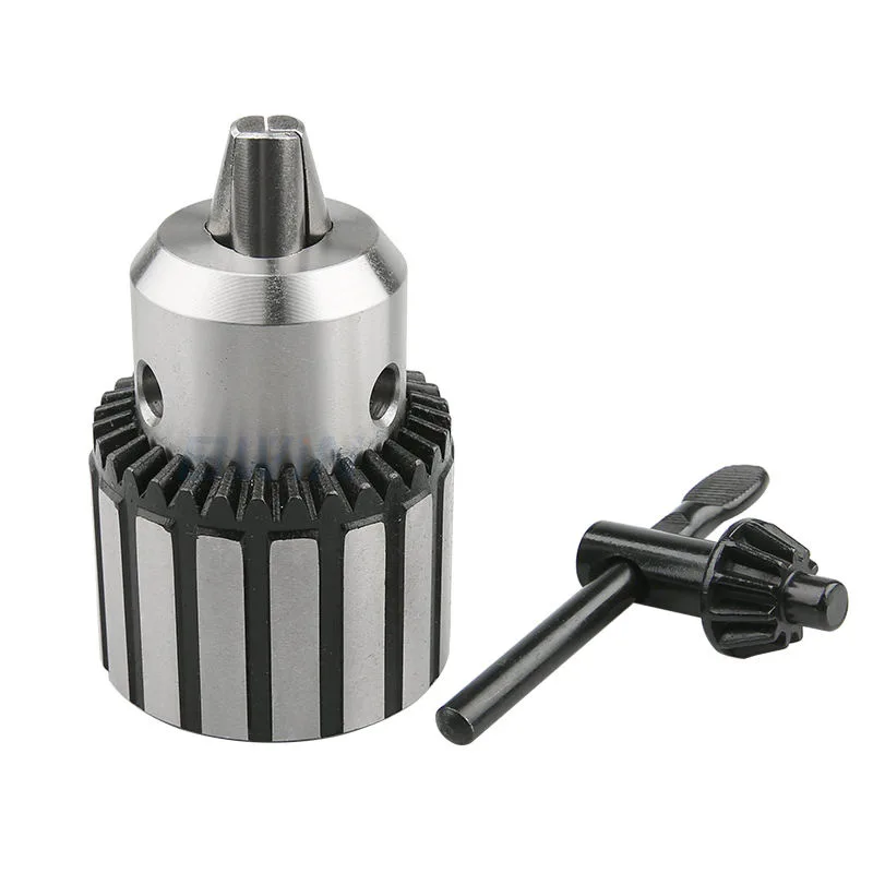 TEBAK Heavy Duty Key Type 3 Jaw B18 10mm 16mm 20mm Stainless Steel 13mm Drill Chuck Adapter