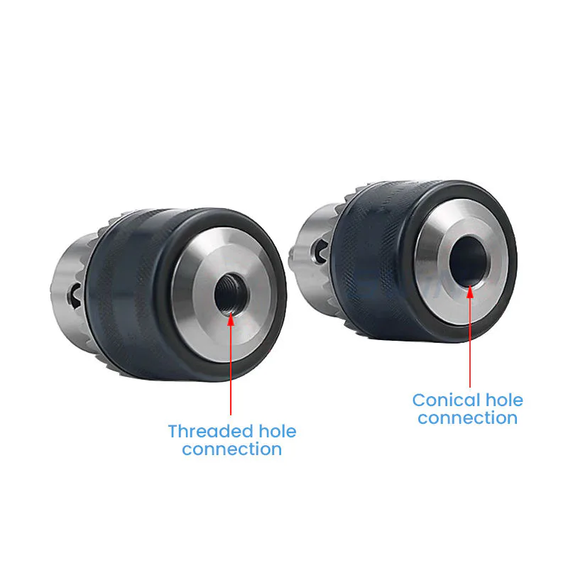 TEBAK Heavy Duty Key Type 3 Jaw B18 10mm 16mm 20mm Stainless Steel 13mm Drill Chuck Adapter view 5