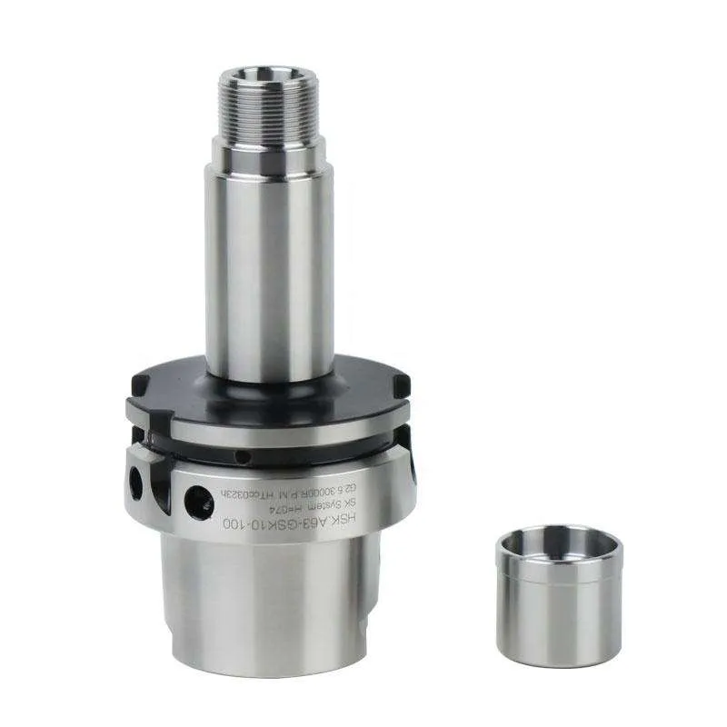 TEBAK DIN69893 HSK63A Collet Chuck GSK10 GSK16 CNC Tool Holder for High Speed Milling view 3