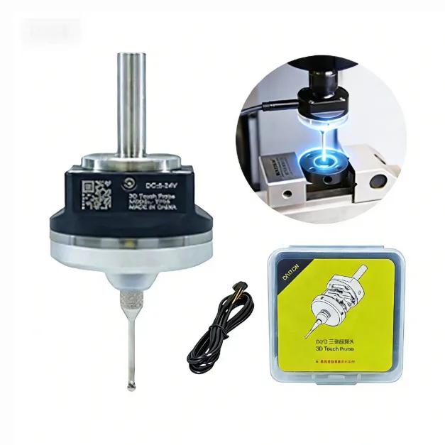 TEBAK Model V6 3D Touch Probe Benchtop CNC Touch Probe Edge Finder, Compatible MACH3 and GRBL CNC Touch Probe Edge Finder