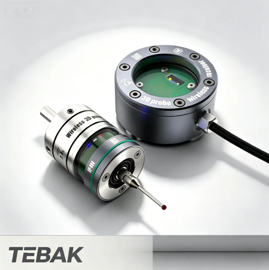 TEBAK GP-800 Wireless CNC Probe | 3D Edge Finder Centering Rod | Replacement for OMP40-2