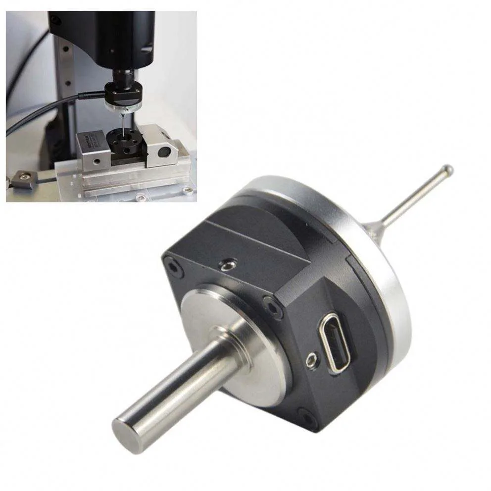 TEBAK Model V6 High Precision Benchtop 3D CNC Touch Probe Edge Finder-Industry Use Compatible with MACH3 & GRBL Systems