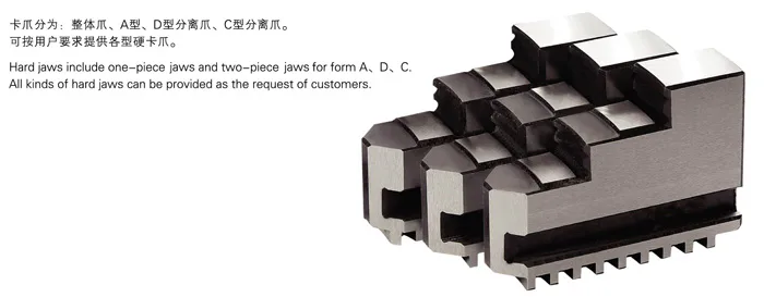 TEBAK CNC Lathe K11 Three Jaw Chuck Hard Jaw Soft Movable Screw Forward Reverse Strong Steel Jaws view 5