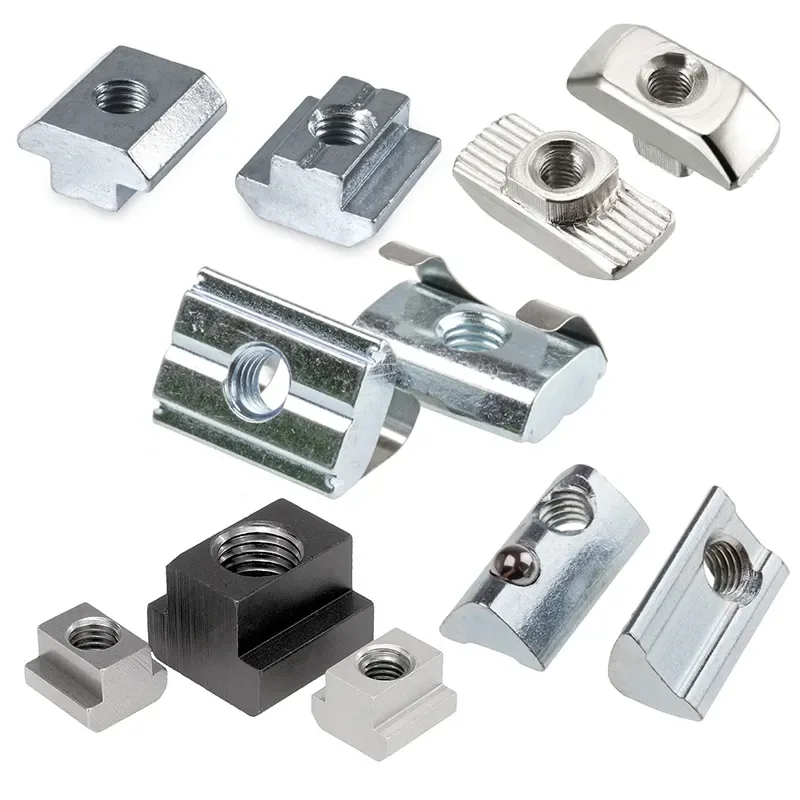 TEBAK M4 M5 M6 M8 Custom Made T-slot T Head Nut DIN 508 Sliding Nut for Aluminum Profile Accessories view 5