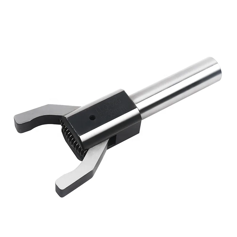 TEBAK CNC Lathe Bar Puller Claw Pull Clamp square Shank /round Shank LLQ-W16 /LLQ-W20 /LLQ-W25 bar Puller view 4