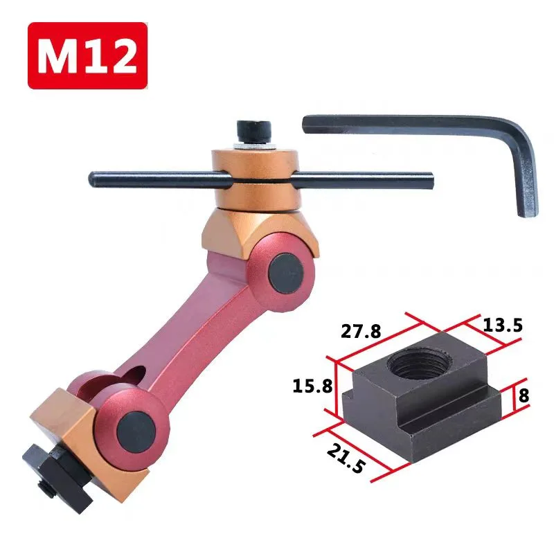TEBAK Adjustable Milling Vise Stop, Cnc Mill Work Stop Part Locator Milling Machine Positioner view 6