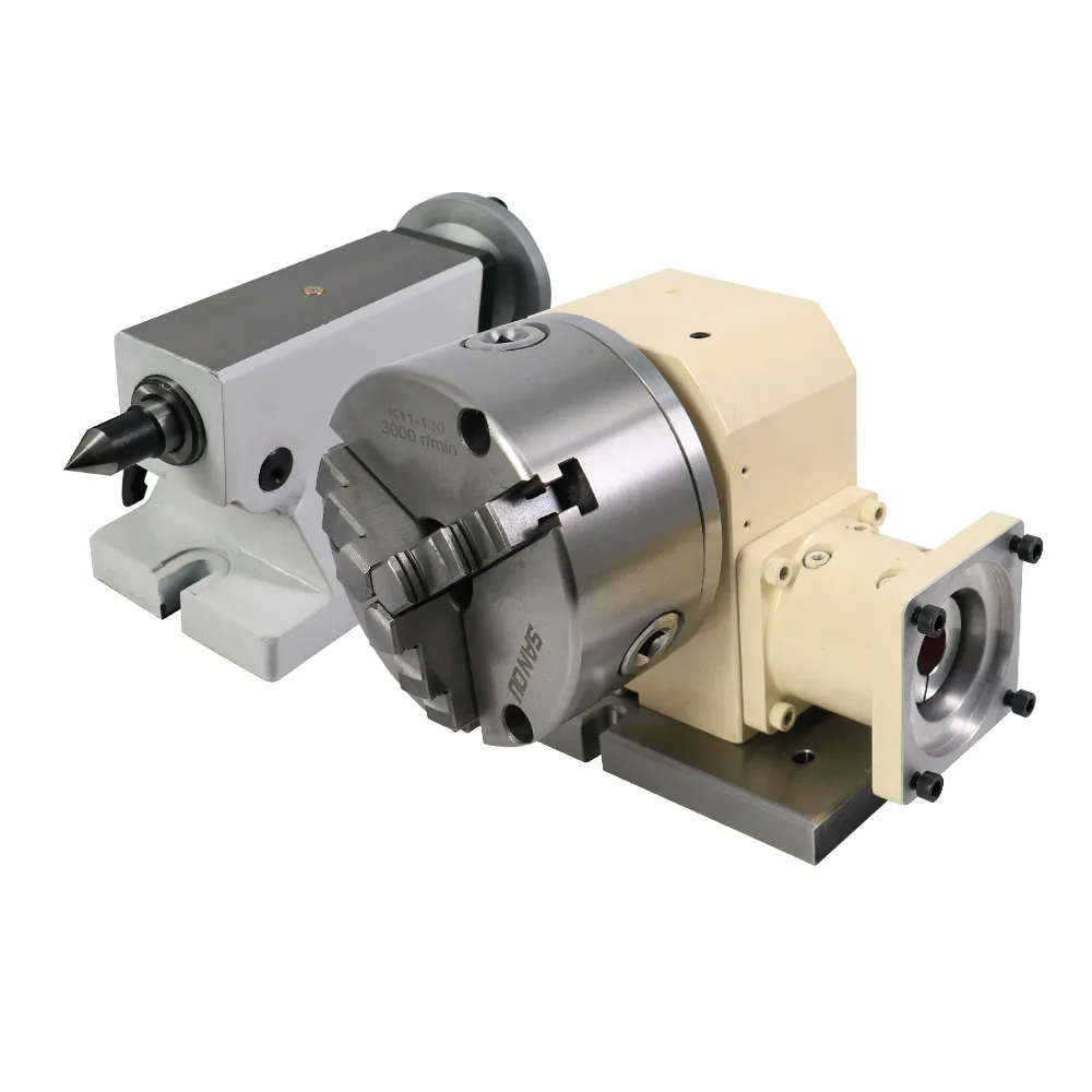 TEBAK K11-130 Three Jaw Chuck Center Height 110 mm 130PRM Tail Seat Match with 60 Servo Motot Cam Sprocket Kit for Cnc