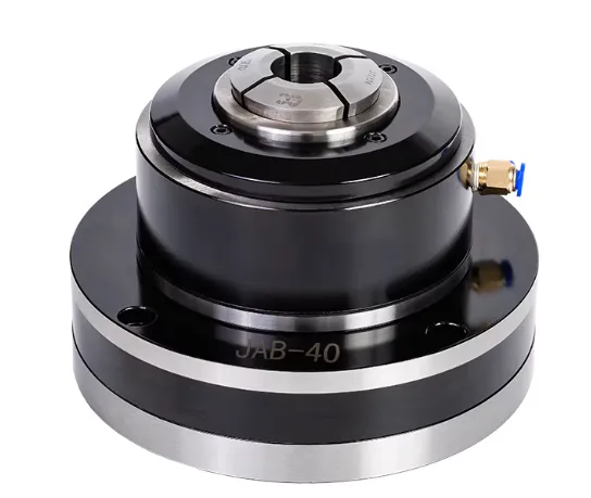 TEBAK Rotary JAB air Pneumatic Collet Chuck Cylinder Integrated Air Collet Chuck JAB-15 JAB-25 JAB-40 Chuck view 4
