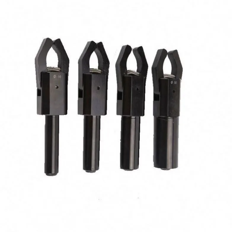 TEBAK CNC Lathe Bar Puller Lathe Automatic Bar Puller Claw Pull Clamp Feeder 16 20 25 Round Shank Clamping