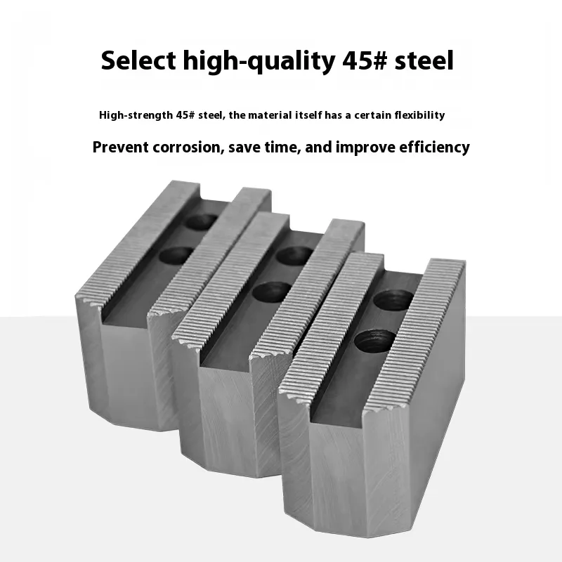 TEBAK Extra Height SC10 Steel Hydraulic Power Chuck with Soft Jaws Gear and Motor Core Components Performance Generic Fitting view 4