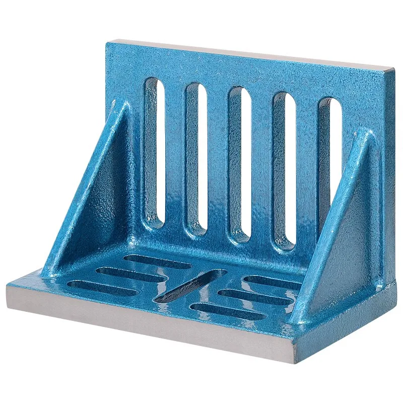 TEBAK Cast Iron Bending Plate 90 Degree Right Angle Support Plate L-slot Machine Tool CNC Milling Machine Processing Fixed Plate