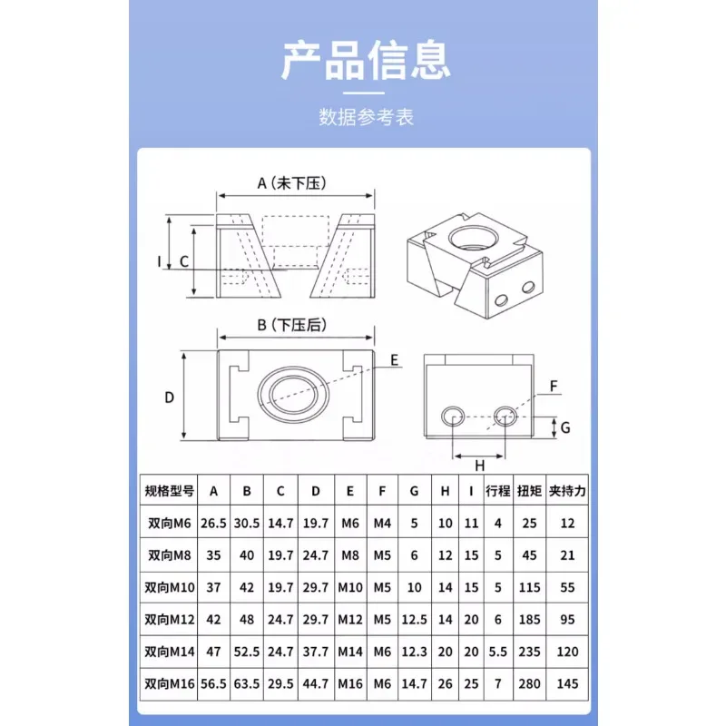 TEBAK Ok Fixture CNC Machining Center Multi Station Clamping Block for Model Crafts view 6