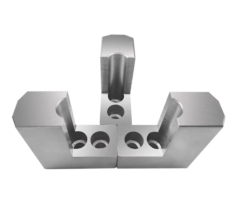 TEBAK Steel Hydraulic Three Jaw Self Centering Chuck L-shaped Raised Soft Claw 56810 Inch Hydraulic Pressure Generating Claw view 6