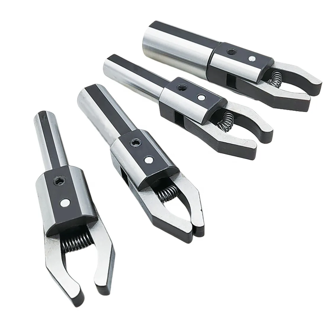 TEBAK CNC Lathe Automatic Bar Puller Claw Pull Clamp Feeder 16 20 25 32 Square or Round Shank Clamping product view