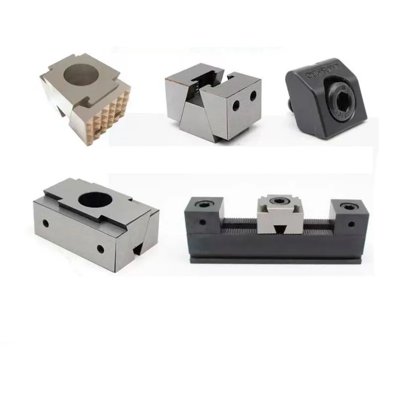 TEBAK M6 M8 Lengthening Fixture Smooth Jaws MINI Ok Vise Wedge Clamps Precision Modular Single Vise for Cnc Industrial Machining view 3