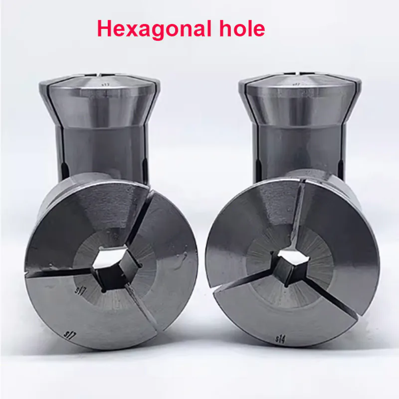 TEBAK Industrial 0640 640 Type CNC Machine Tool Fitting Round Hexagon Collet Internal Thread Spring Steel Chuck Moulds view 4