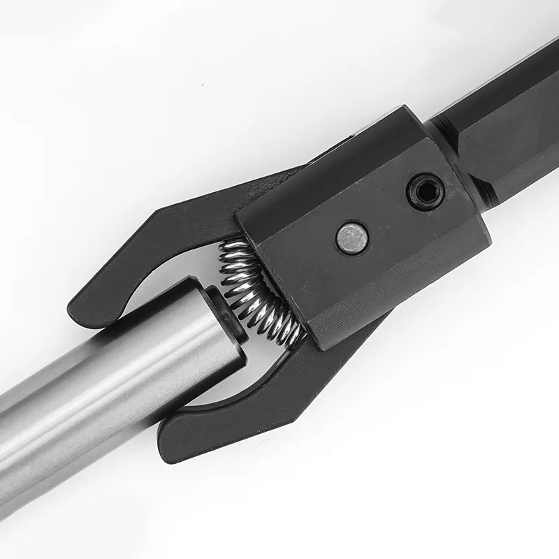 TEBAK CNC Lathe Automatic Round Square Shank Bar Puller with Tungsten Carbide Alloy Tipped Material Extractor & Clamping System view 5