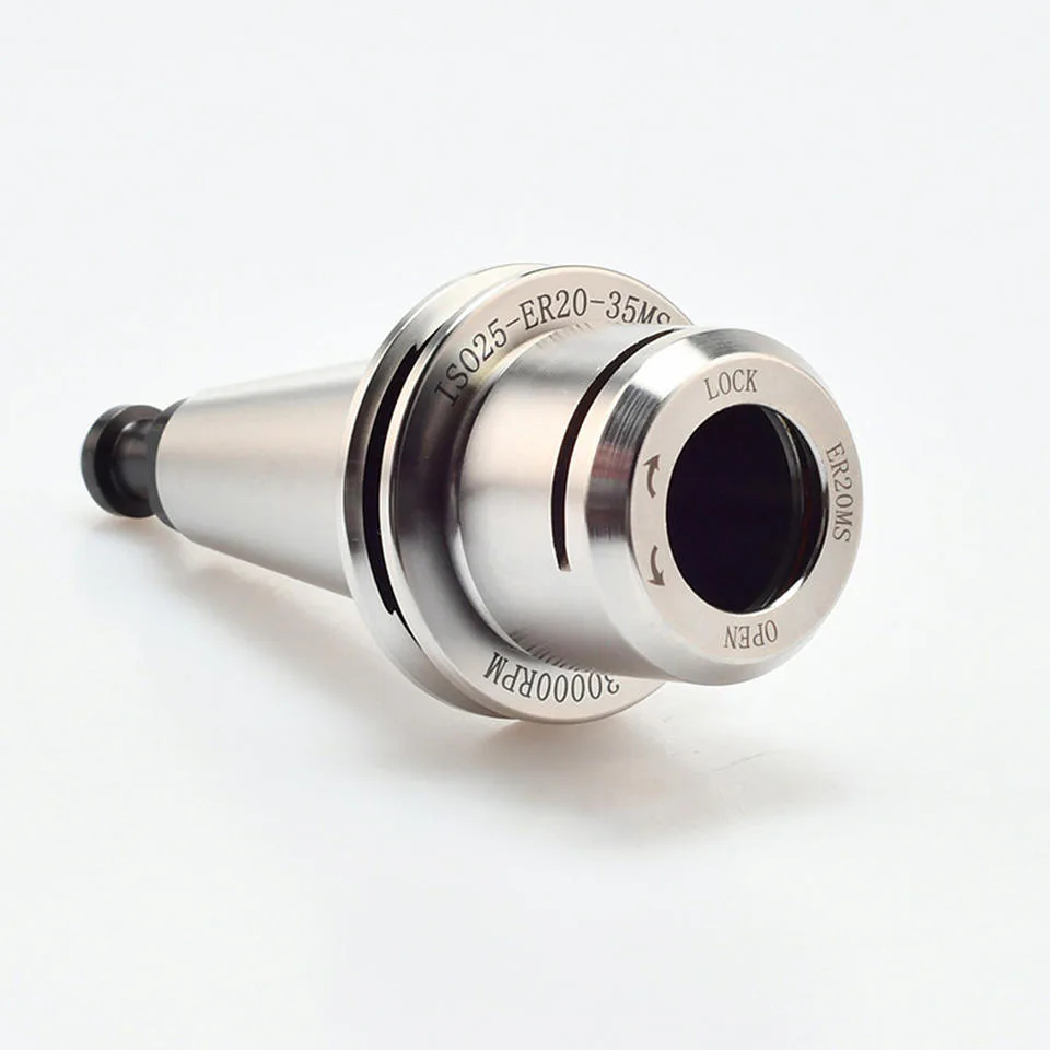 TEBAK High Precision ISO20/25 Stainless Steel 4Cr13 CNC Machine Tool Holder New Condition Split Collet Chuck Milling Turning Tool