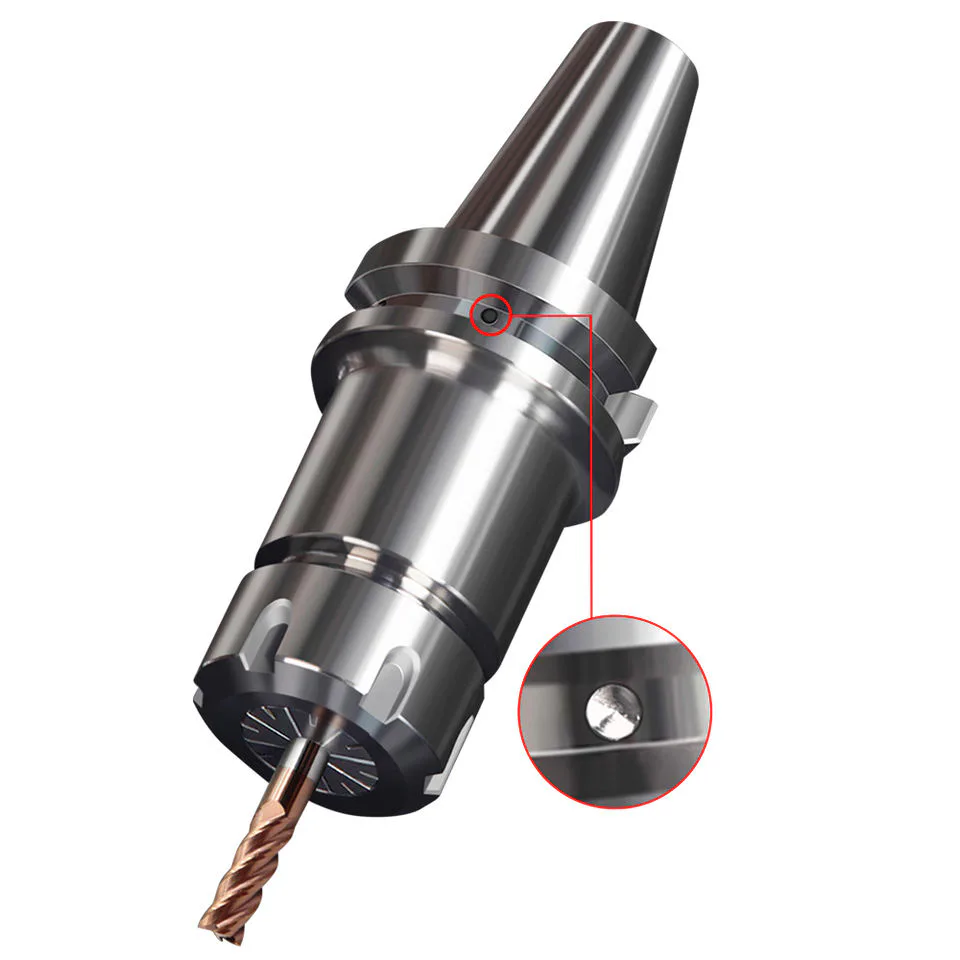 TEBAK High Precision BT40-ER CNC Tool Holder High Speed Collet Chuck 40CrMnTi for Milling Machine view 6
