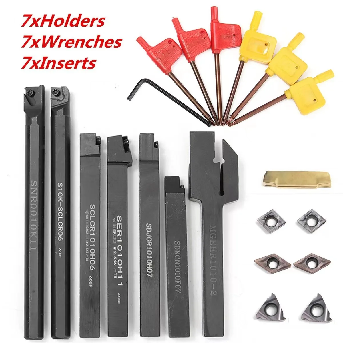 TEBAK Cnc Lathe Insert Machine External Turning Tool Holder view 4