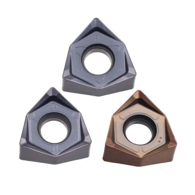 TEBAK Carbide Inserts Wnmu080608 En Gm High Feed Heavy Cut Face Milling Tool Cnc Cutting Tools Wnmu 080608 view 3