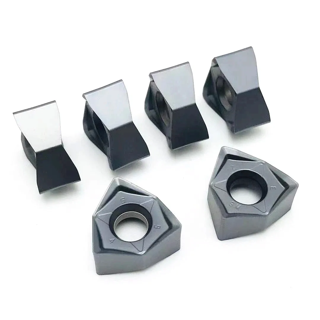 TEBAK Carbide Inserts Wnmu080608 En Gm High Feed Heavy Cut Face Milling Tool Cnc Cutting Tools Wnmu 080608 view 5