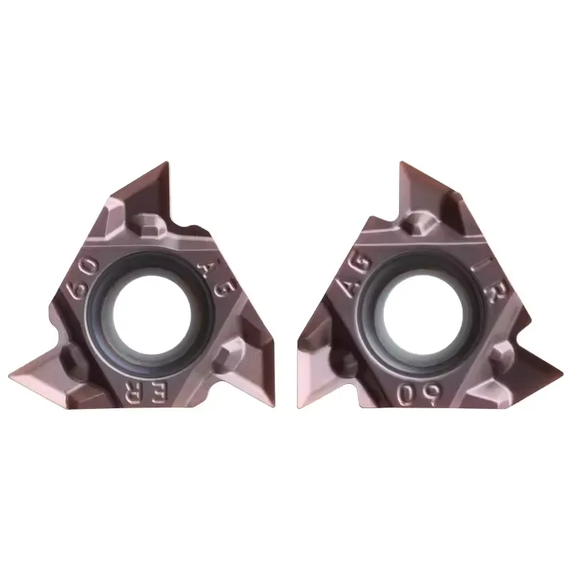 TEBAK Carbide Thread Cutting Insert 16IR 16ER AG60 AG55 Threading Turning Insert HRC40-HRC60 view 6