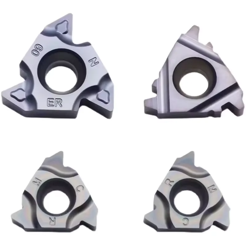 TEBAK High Quality Tungsten Carbide Inserts Screw Thread Cutter Fast Drilling Inserts 16ER 16IR G55 for Steel and Cast Iron view 4