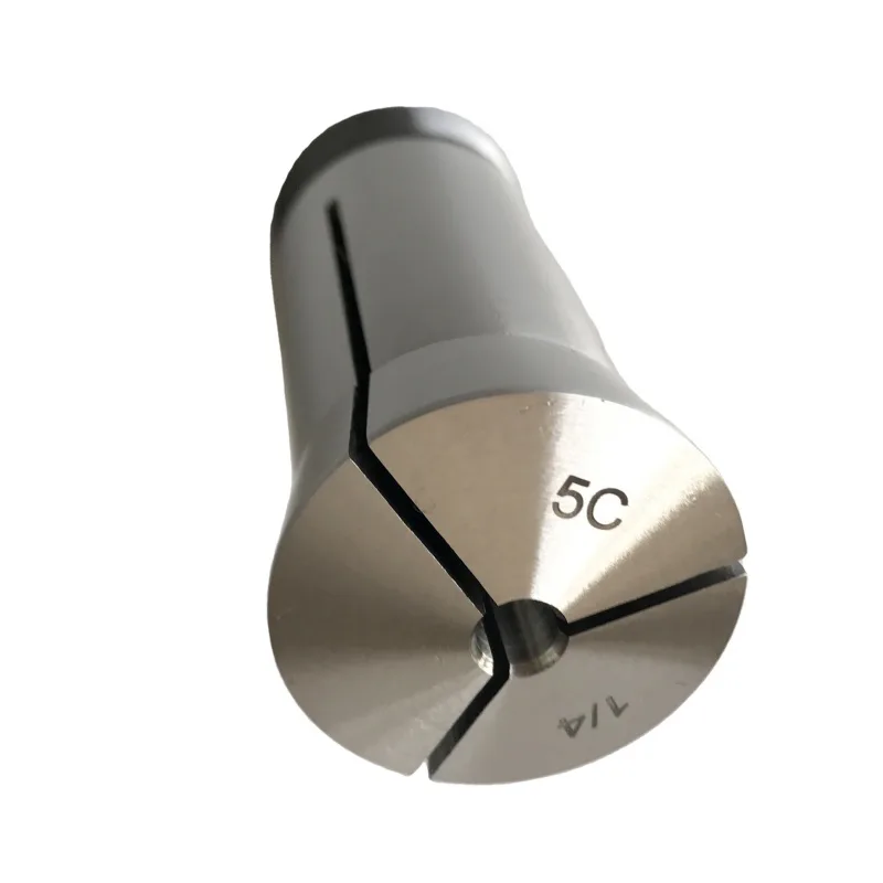 TEBAK 5C Spring Collet Hardened Steel Round Square Hex Collet Fit CNC Lathe Surface Grinder Machine