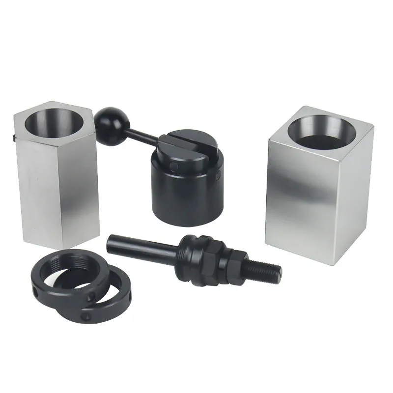 TEBAK 5C Collet Block Set Square & Hex Rings Collet Closer Holder Milling Lathe Workholding view 4