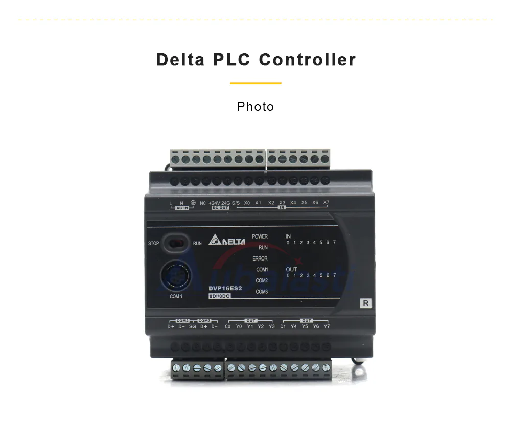 TEBAK PLC Controller DVP ES2 Series DVP16ES200R DVP16ES200T DVP24ES200R DVP24ES200T DVP32ES200R/T DVP40ES200R/T DVP32XP200R/T view 5