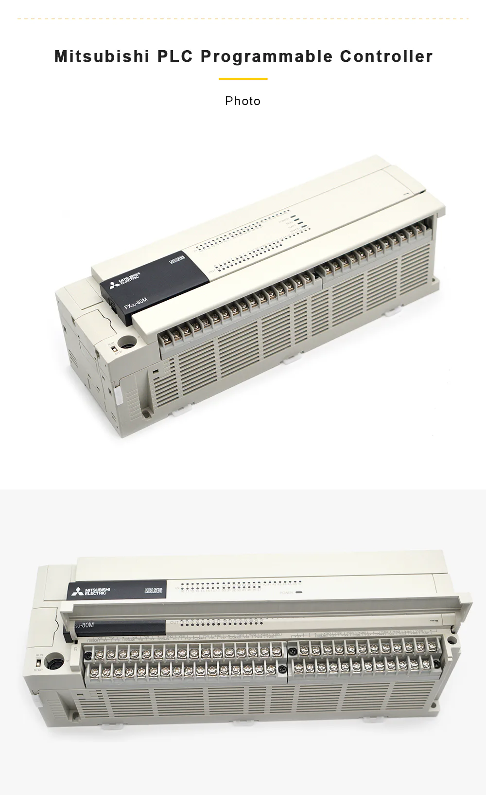 TEBAK PLC Module FX3U-16MR/MT FX3U-32MR/MT FX3U-48MR/MT FX3U-64MR/MT FX3U-80 FX3U-128MR/MT-ES/A Programmable Controller view 5