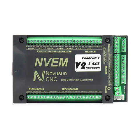 TEBAK MACH3 NVEM V2.1 CNC Motion Controller 3Axis 4Axis 5Axis 6Axis 200Hz Ethernet Interface for Stepper and Servo Motor