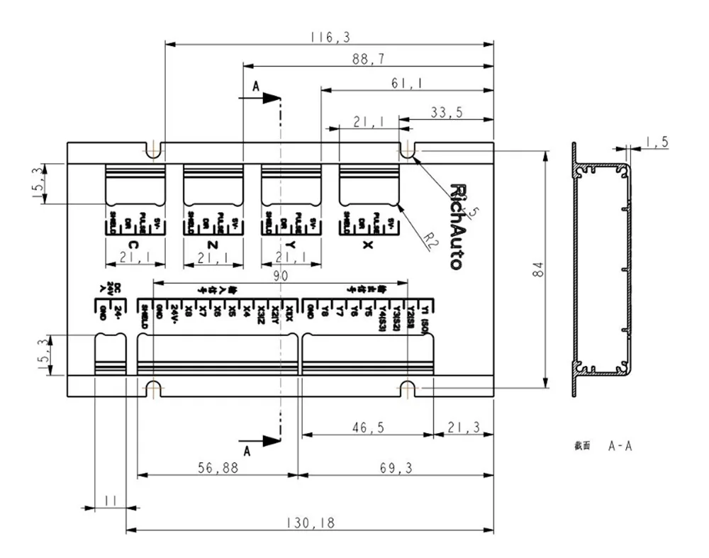 TEBAK CNC Controller DSP A11 A12S A15 A18 3Axis 4Axis or Plasma Controller ATC for CNC Router Machine view 6